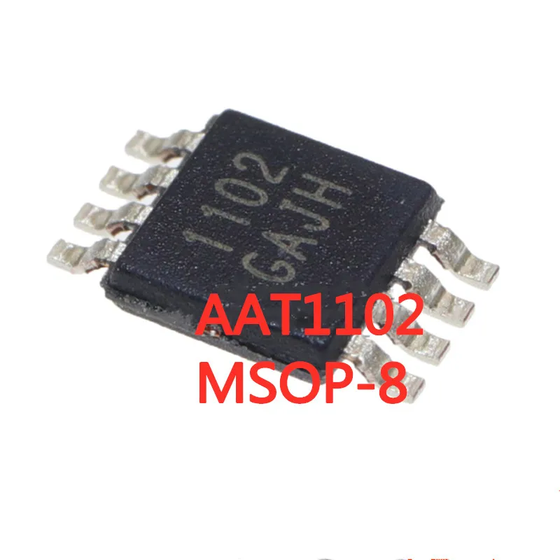 5PCS/LOT 1102 AAT1102 1102A AAT1102-M-T MSOP-8 SMD LCD chip In Stock NEW original IC