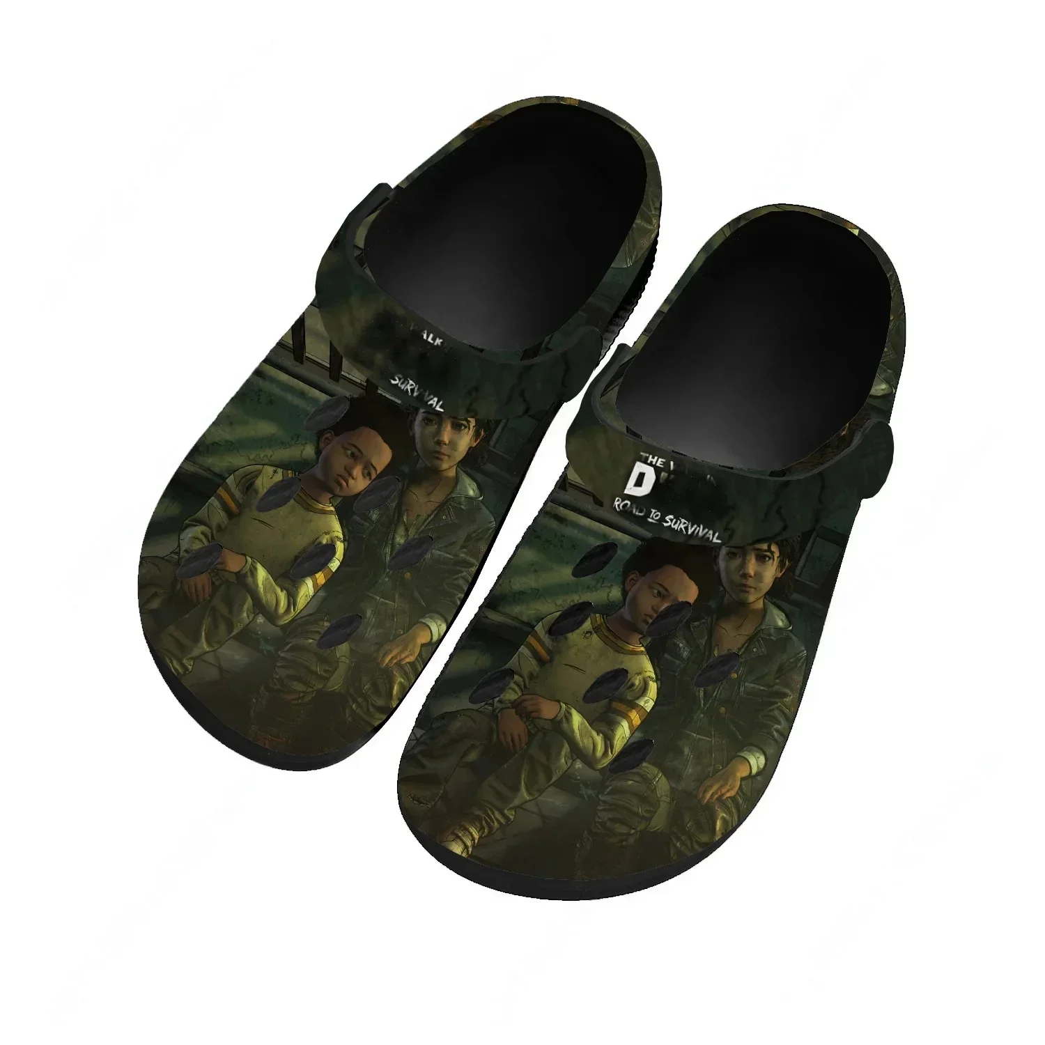 The Walking Dead Sandals Women Teenager Home Fashion Water Shoe Hot Games Garden Breathable Comfort Beach Hole Slippers
