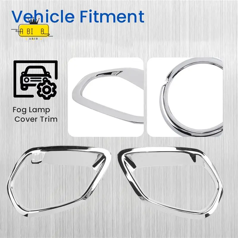 

ABIB -ABS Chrome Front And Rear Fog Lights Cover Trim Decorative Frame For Mitsubishi Outlander 2016-2020