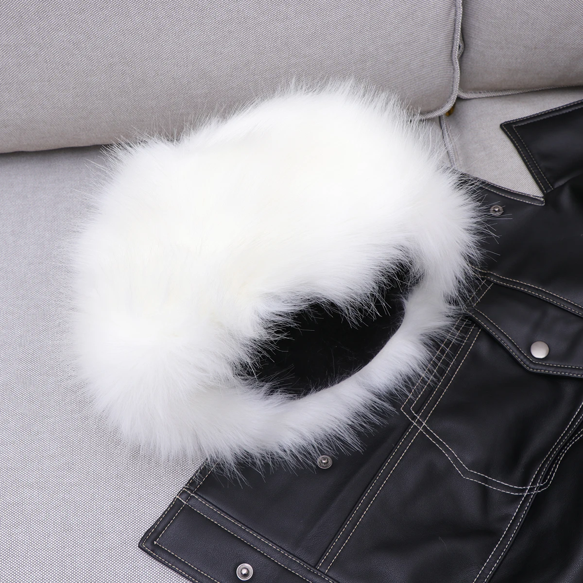 

Теплая зимняя шапка, лыжные наушники, искусственные длинные волосы, уличная шапка для холодной погоды для женщин, шапки