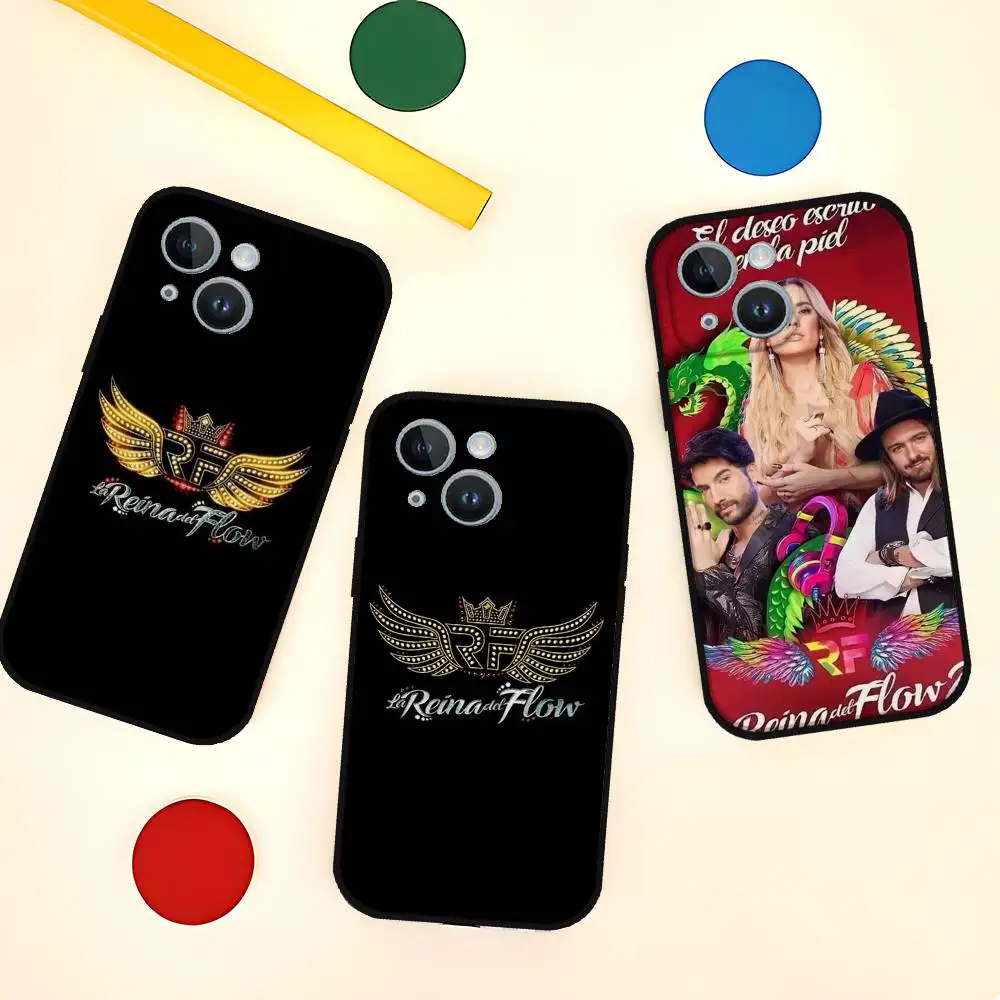 Die Queen Of Flow TV-Handyhülle Schwarze Handyhülle, die für iPhone 17,16,15,11,13,14 Pro Max, Plus, X, Xr, Xs Max, 13 Mini geeignet