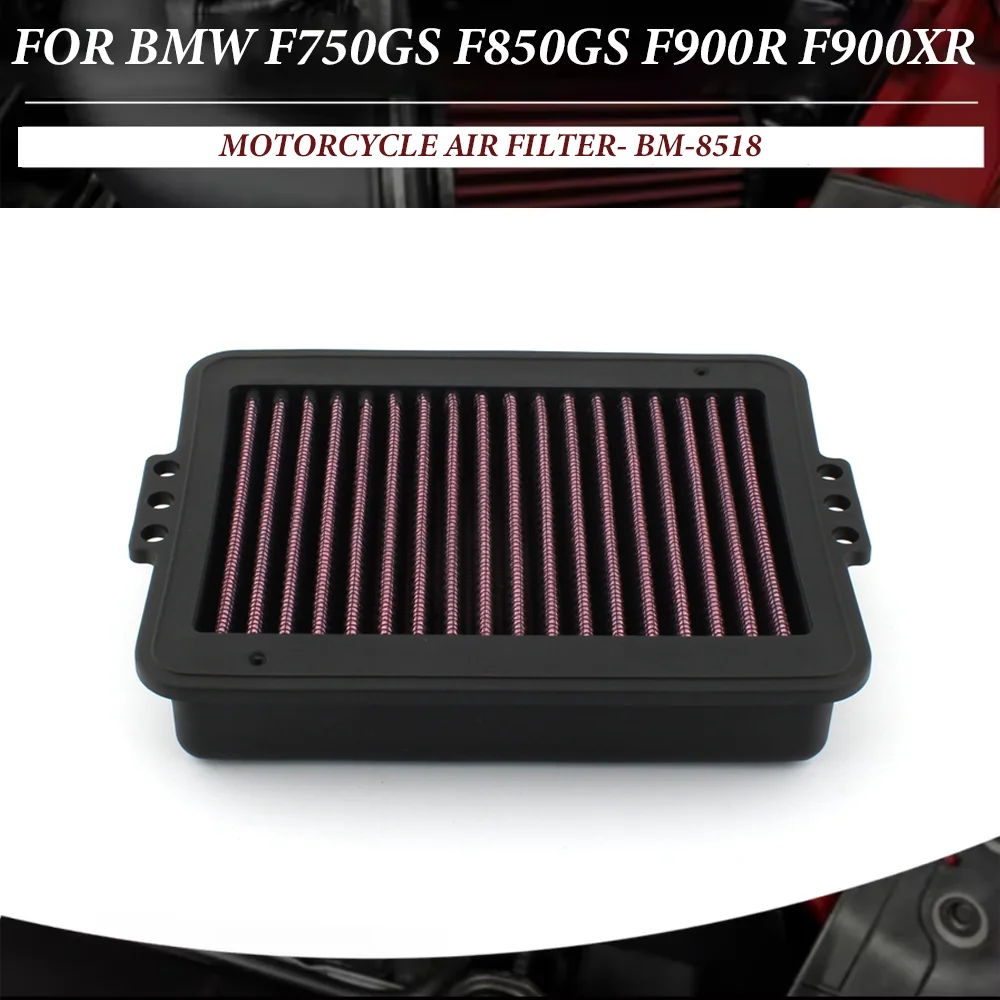 

Motorcycle Air Intake Filter Washable For BMW F750GS F800GS Adventure F850GS F900R F900XR F900GS Replaceable BM-8518 HFA7801