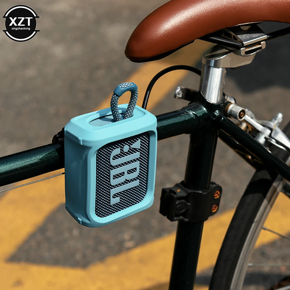 Nieuwe Fiets Speaker Bescherming Beugel Voor Jbl Go3 Bescherm Siliconen Case Strap Beugel Go 3 Speaker Opslag Shell Outdoor Standaard