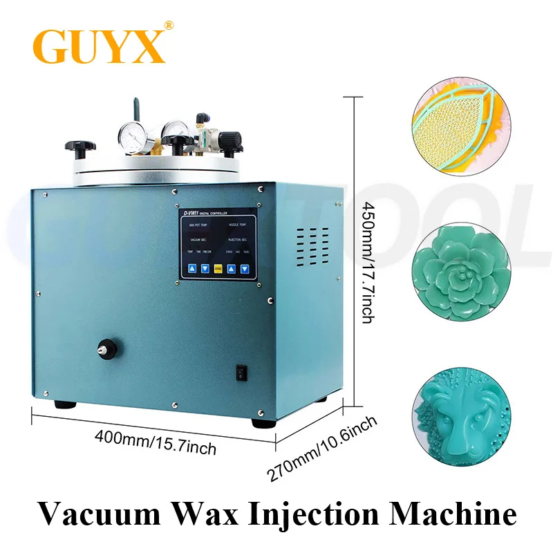 

Vacuum Wax Injection Machine For Jewellery Equipment Making Tool Wax Casting Machine Wax Melting Mold Making Golds Machine