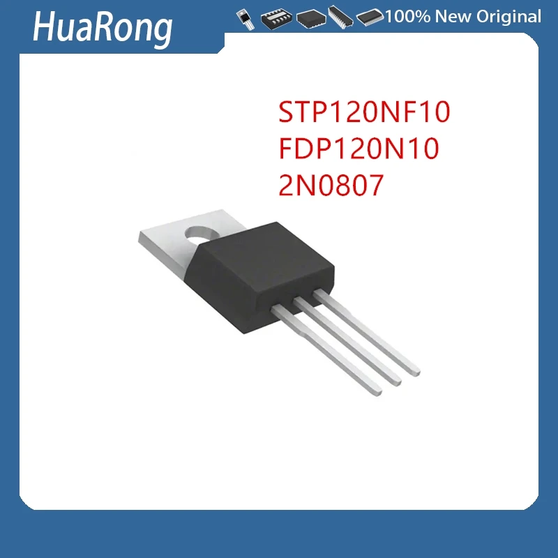 20Pcs/Lot  120N10 FDP120N10 STP120NF10 P120NF10 2N0807  TO-220