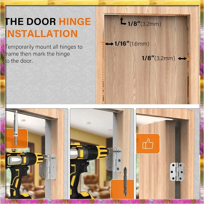 باب سهل الاستخدام لتركيب المفصلي باب النجارة البلاستيكي لقالب المفصلي محدد موقع الشق فتاحة الرقصة #4