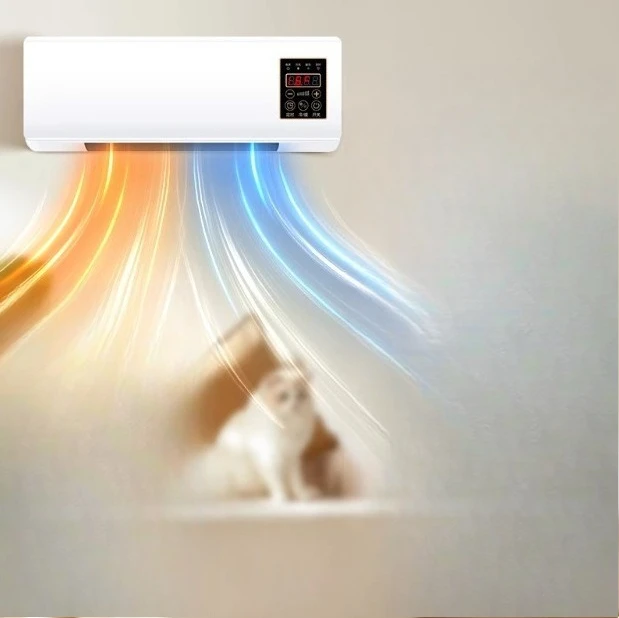 

Household wall-mounted air conditioner fan, small fan for both cooling and heating, new mobile in winter 2025, silent indoo