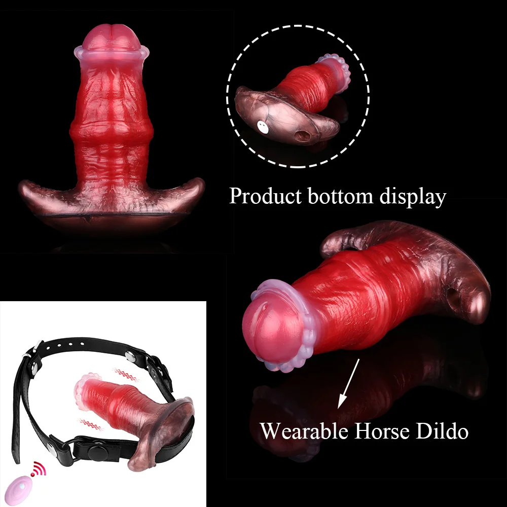 YOCY تهتز الحصان الأحمر دسار 10 طرق هزاز قضيب جلدي المكونات الشرج الإناث الشرج المهبل مدلك BDSM الجنس لعب للزوجين الكبار