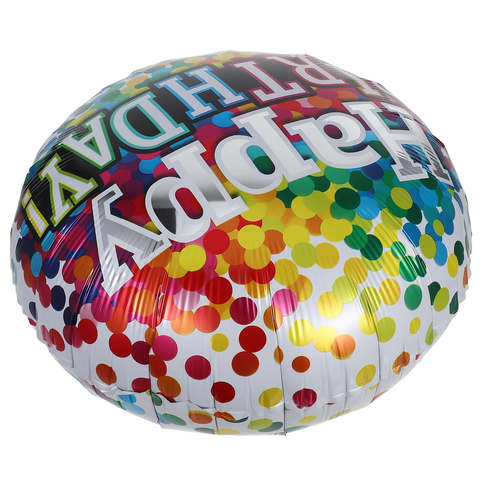 

6pcs Birthday Decoration Aluminum Film Helium Foil Balloons Round Helium Balloons Reusable Lightweight