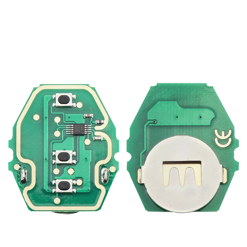 KEYYOU-placa de circuito de Control remoto de llave de coche para BMW X3, X5, Z3, Z4, 1/3/5/7, 1, 3, 5, 7 Series, sistema EWS, 3 botones, reemplazo