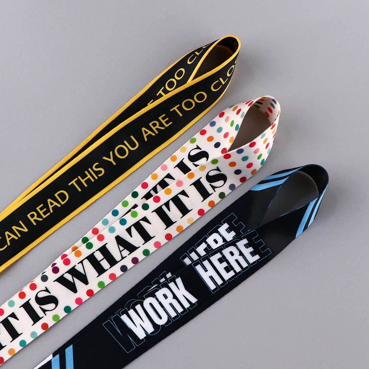 Funny Phrase Lanyards for Key Neck Strap For Card Badge Gym Keychain Worker Lanyard DIY Hanging Rope Phone Accessories