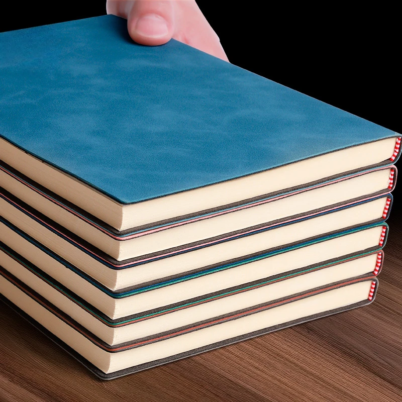 

Кожаная книга A5, модный блокнот с ощущением кожи, дневник, учебный блокнот, оптовая продажа, бизнес-офисные тетради и журналы, записная книжка