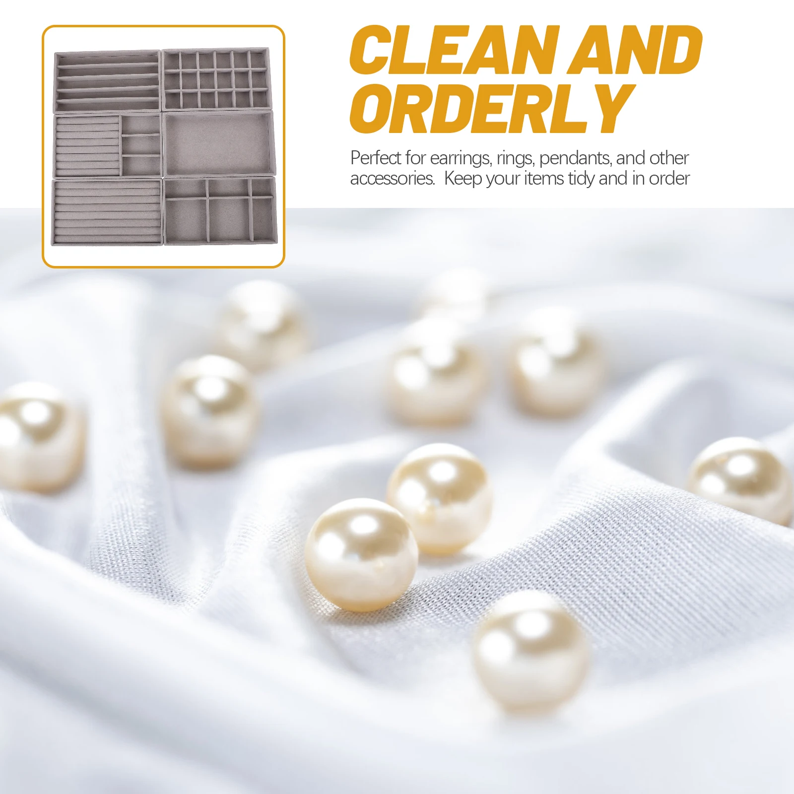 

1 Set Jewelry Tray Organizer Display Case For Earrings Necklaces Rings Bracelets Storage Trinket Tray Stackable Jewelry Dish