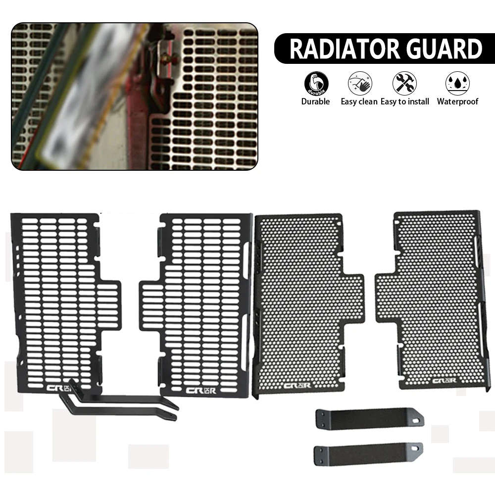 

Motorcycle Accessories For Honda CR125R CR250R 2000 2001 CR250 R CR 250 R CR 125 R Radiator Grille Grill Guard Cover Protector