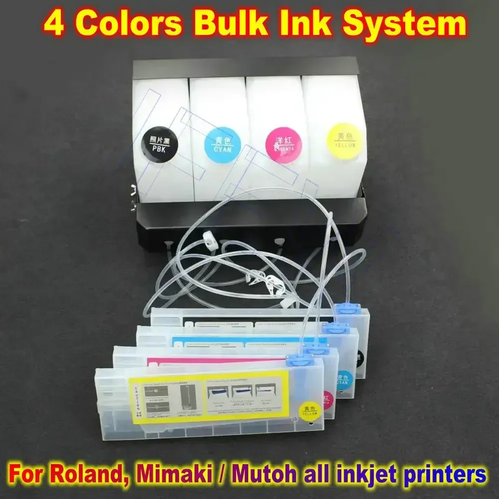 For Mimaki Mutoh Roland BN20 Bulk Ink System JV33 JV34 Refill Ink Kit Ciss Device JV33 CJV30 JV5 JV3 JV4 XJ640 RS640 RA640 RJ900