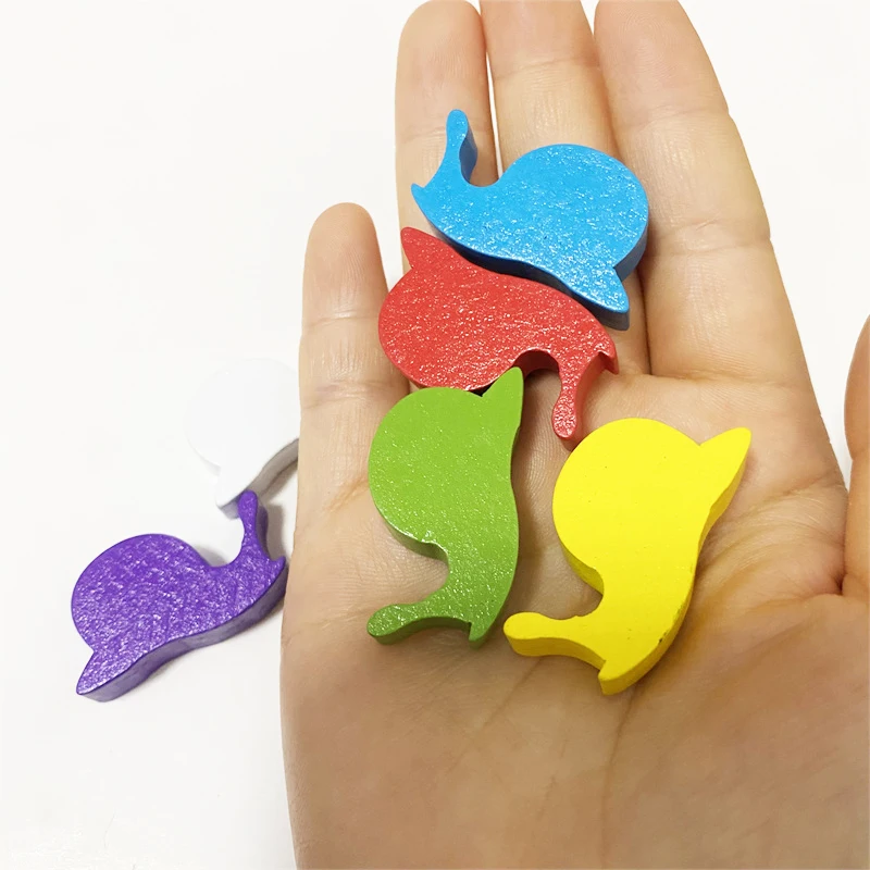 10pcs/set 3.5*1.9CM Snail Shaped Wooden Chess Game Pieces Indicator Color For Board Game Accessories