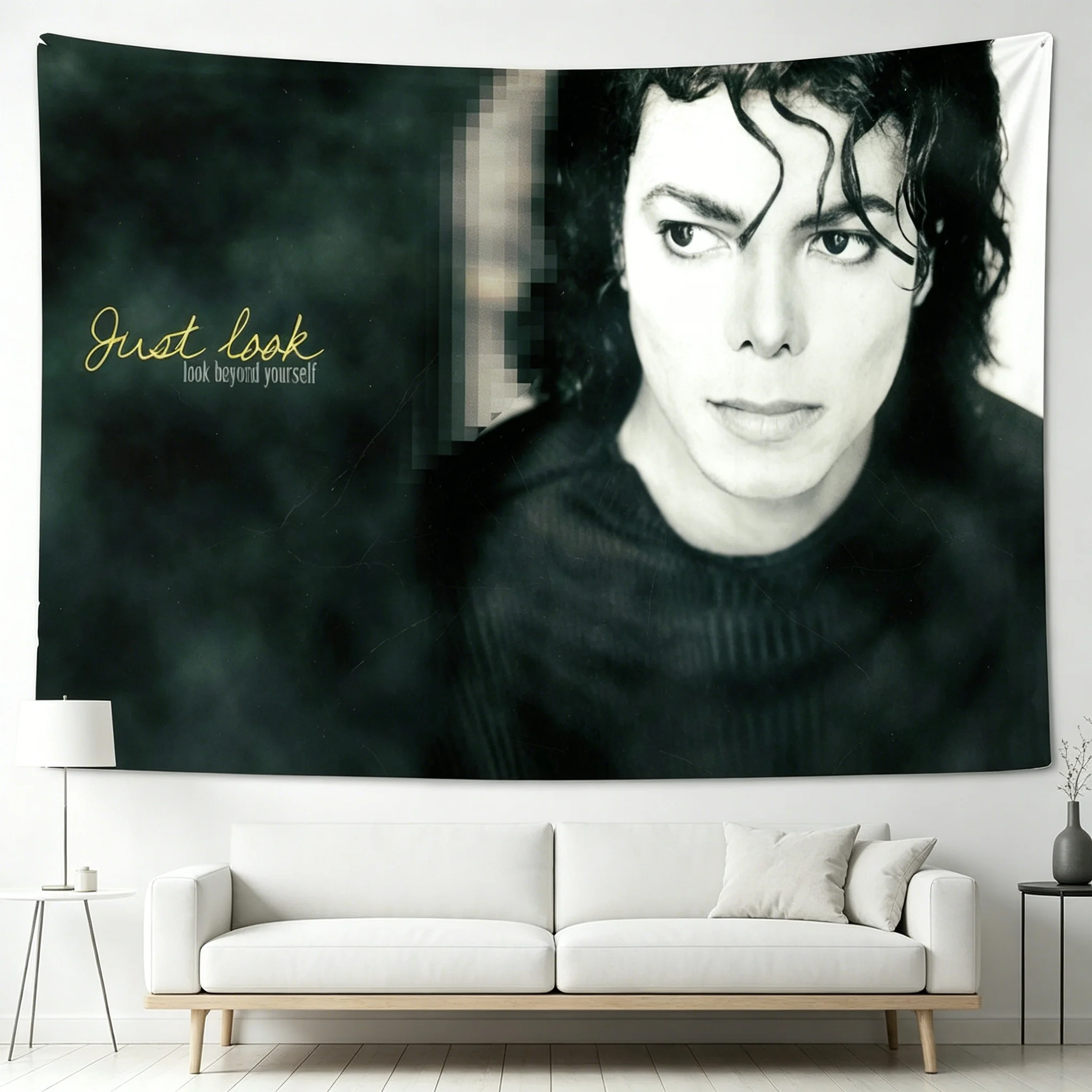 M-Michael J-Jackson Tapestry Wall Art for Bedroom Home Stay Party Garden Decoration Flat Print Multiple Sizes Gift for Fans