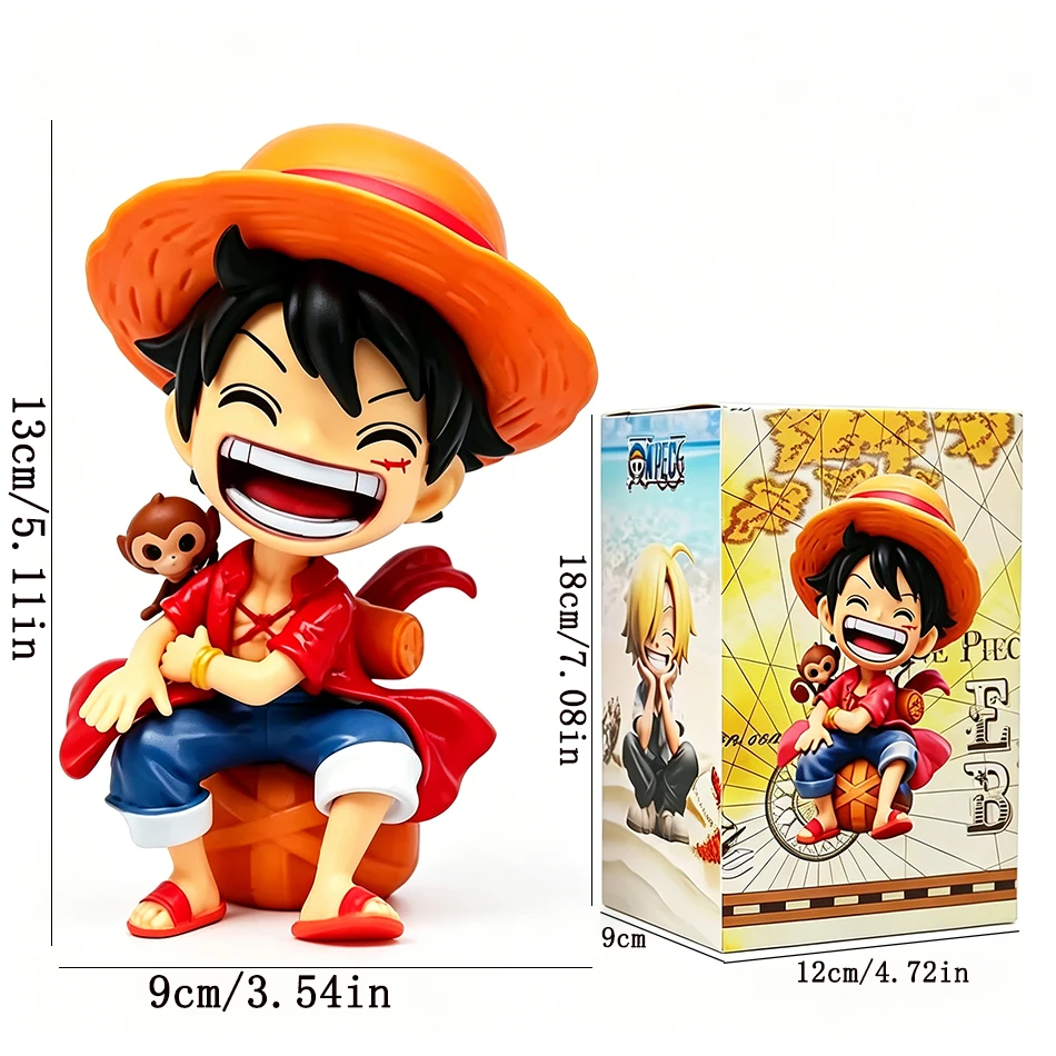 One Piece Chibi zittende figuu - Interior Design Japan recensie en prijs