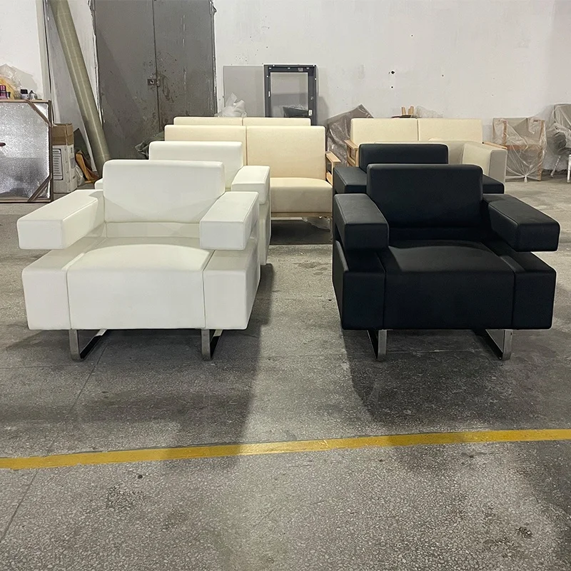 Traditional office furniture, single office sofa, trendy style, business office furniture, business sofa