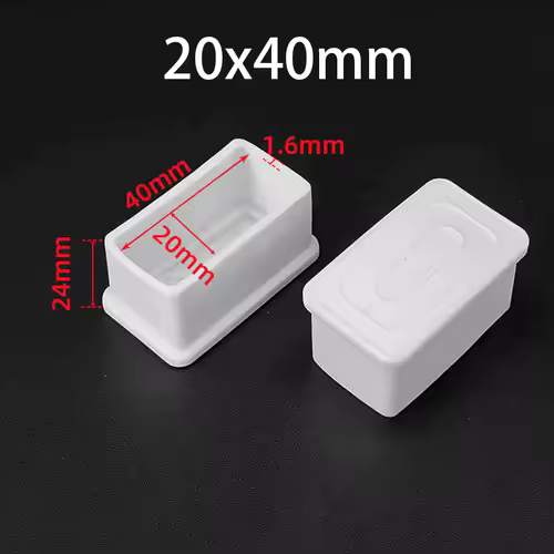 4-30Pcs PVC White Furniture Table Foot Tip Chairs Legs Pad Protector Cover Round/Square Pipe Plug Lid Tube Hole Protection Cap - Image 36