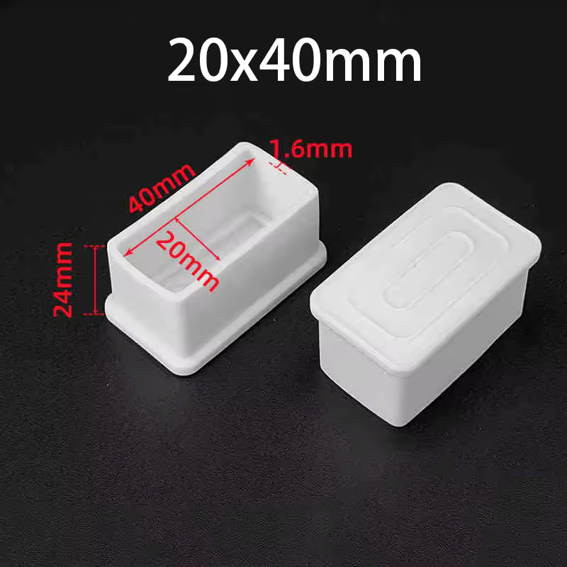 4-30Pcs PVC White Furniture Table Foot Tip Chairs Legs Pad Protector Cover Round/Square Pipe Plug Lid Tube Hole Protection Cap - Image 36