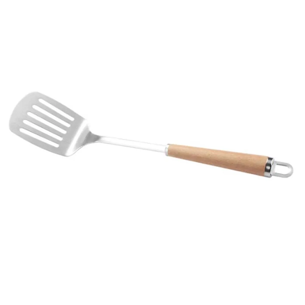 

1pc Stainless Steel Fish Spatula Slotted Turner Shovel Cooking Kitchen Utensils Long Handle Safe Home Restaurant Use