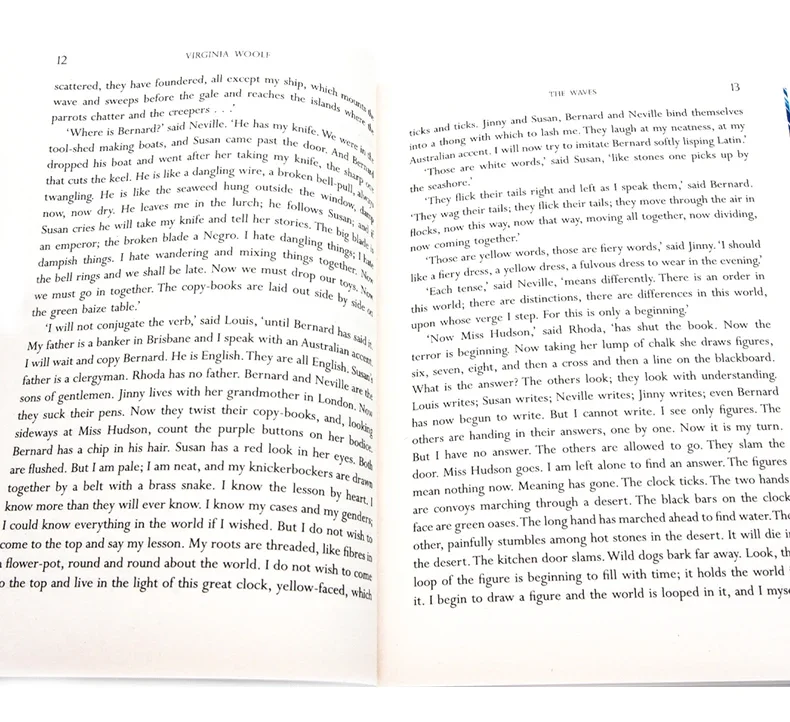 The Waves Virginia Woolf, Bestselling books in English, Classics novels 9781784870843