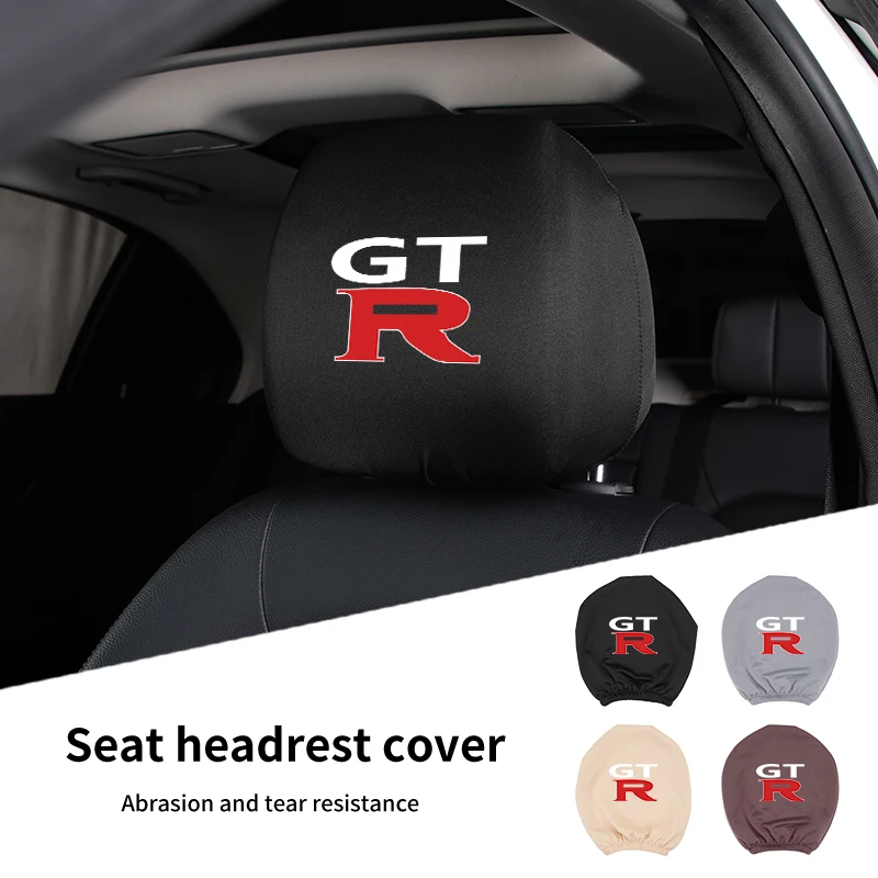 

Car Headrest Cover Auto Seat Mask For Nissan Qashqai Juke X-Trail Patrol Navara Tiida Micra Almera Rogue Sentra Altima Versa