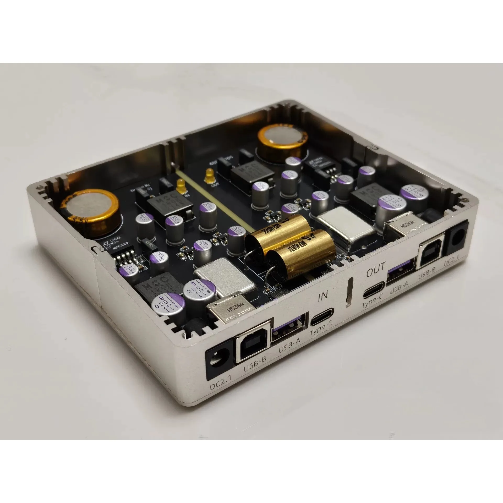 HiFi USB Isolator Reclocker for DAC Digital Audio Signal Purifier
