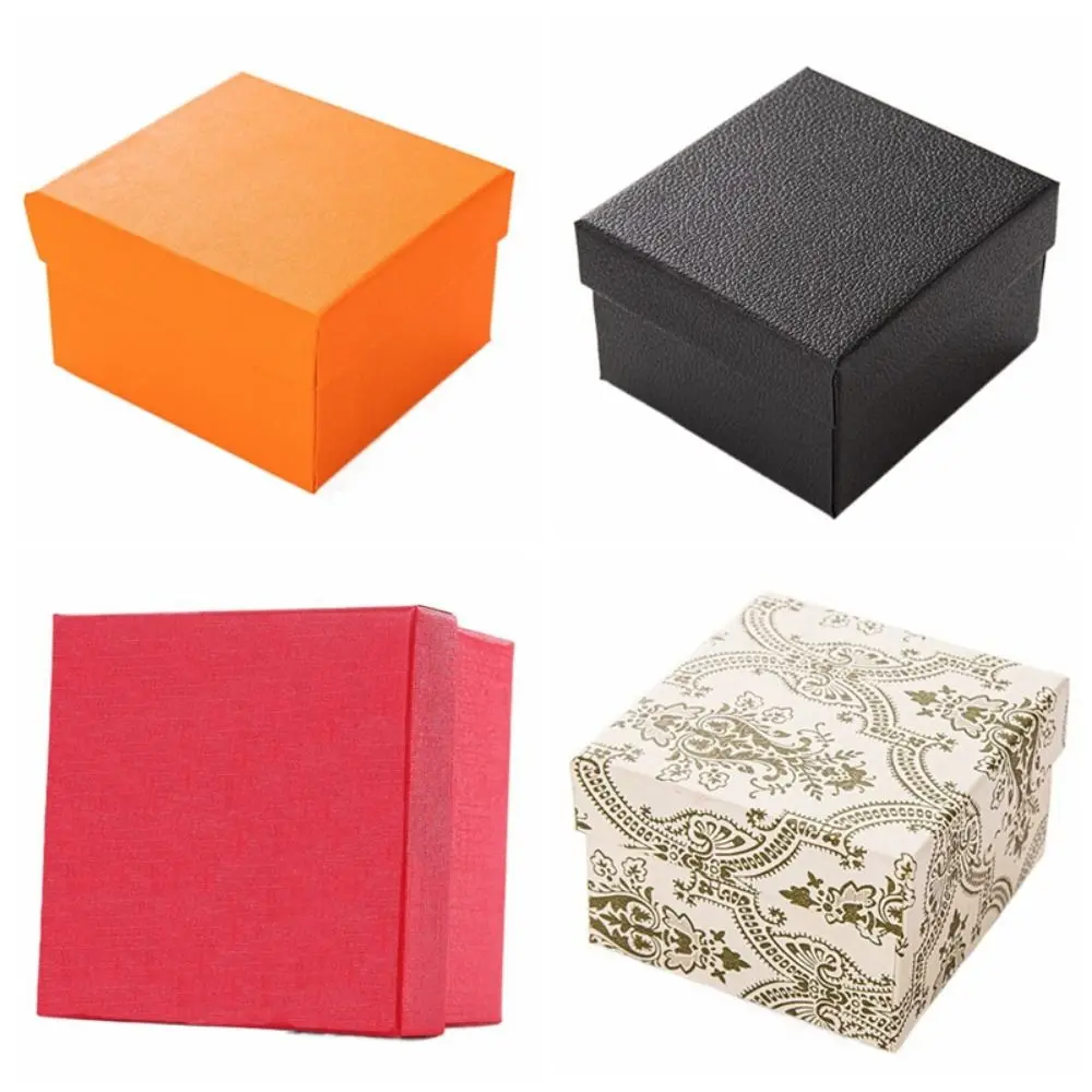 Caja de regalo de reloj de ángulo recto de alta calidad, caja de exhibición de reloj de pulsera de lujo Premium, estuche de reloj de bolsillo de viaje delicado