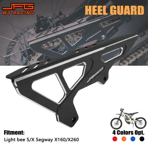 CNC Chain Guard Motorcycle JFG Cover Protector For Surron Sur-ron Light Bee X S Segway X160 X260 Off-Road Electric Vehicle Bike