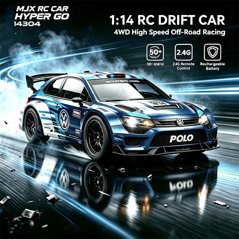MJX HYPER GO 1/1414304 14303 60 км/ч Высокоскоростной полноприводный автомобиль с бесщеточным двигателем 2.4G RC для дрифта и гонок по бездорожью, подарок для мальчиков