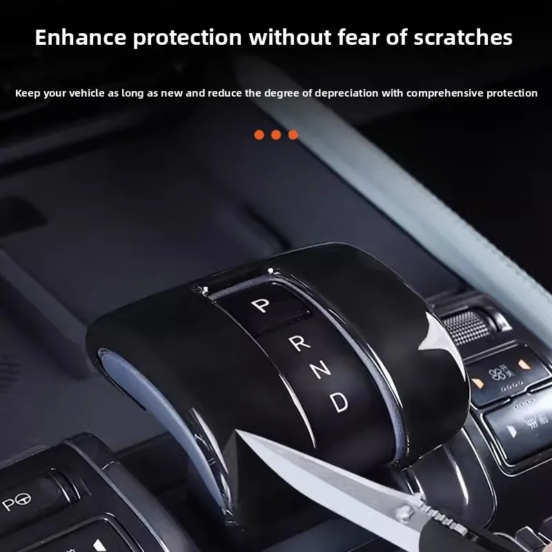 

Suitable for 2023-2025 Byd Fangchengbao 5 and Leopard 8 Titanium Gear Shift Cover, Gear Lever Decorative Frame, Interior and Exterior Special Modification Gear Protection Sticker Abs