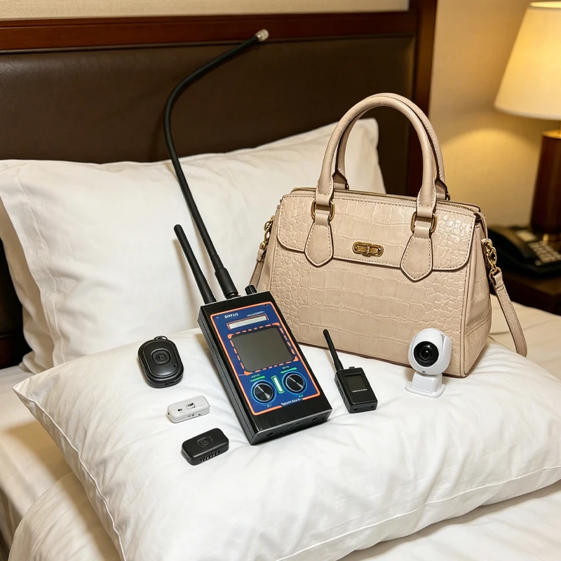 Upgraded P7000 RF Signal Detector, 1MHz-12GHz, Hidden Camera GPS Tracker Bug Finder with 15H Working Time Anti Spy Detector