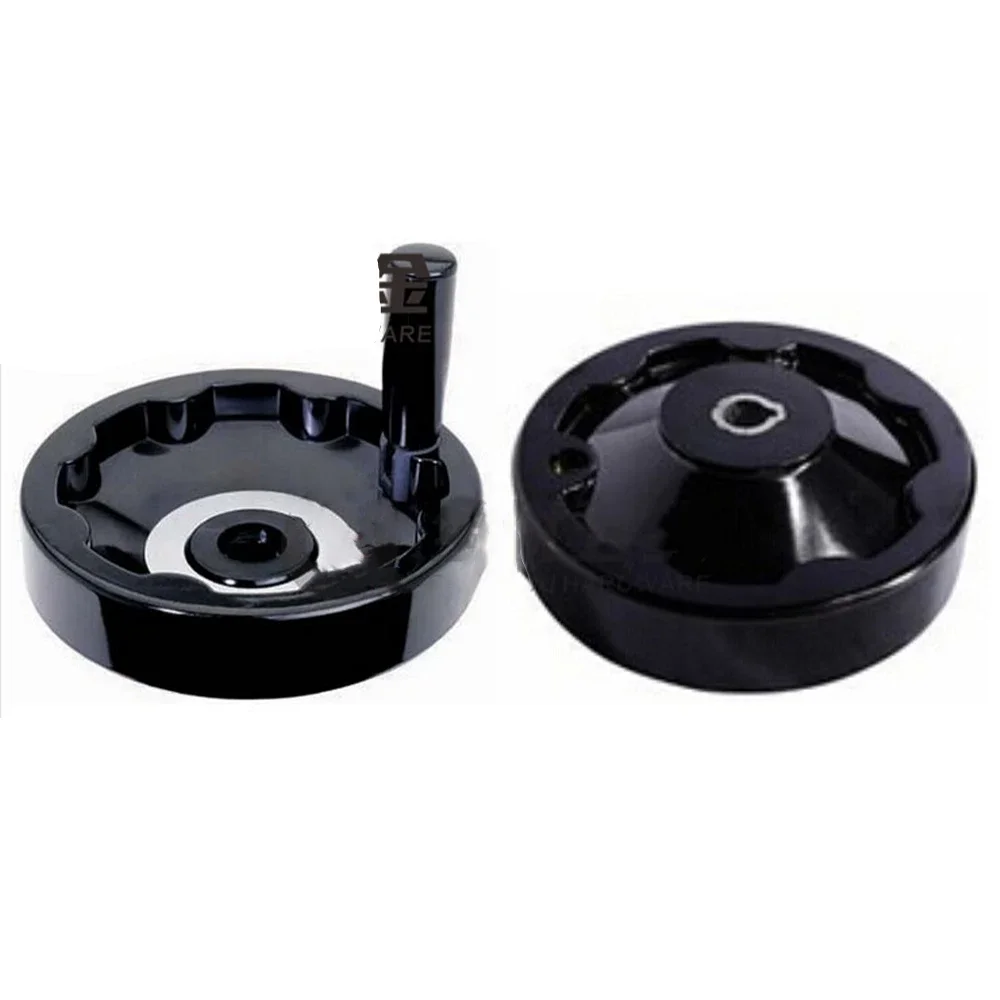Dia M12/16/18/22 Foldable Full Spoke Handwheel Handle With Keyway Lathe Milling Machine Handwheel Machine CNC Accessories Tool