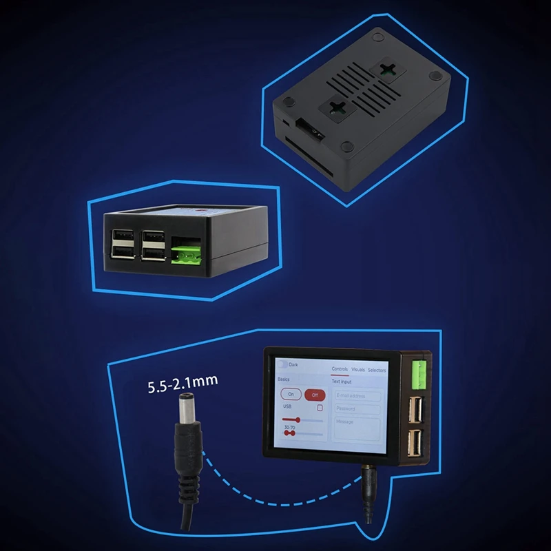 أفضل العروض وحدة لاسلكية واي فاي بلوتوث 3.5 بوصة عرض 5 فولت التتابع توسيع مجلس التنمية لاردوينو