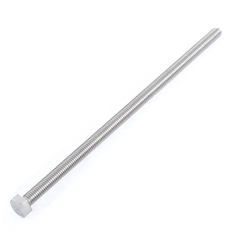 Cost Effective M6 X 150Mm Fully Threaded Stainless Steel Hex Head Screw Bolt 24 Pcs