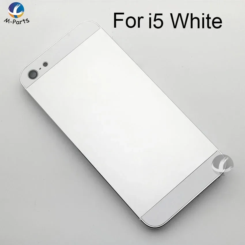 Metal back cover for iPhone 5 5S SE, battery cover, door frame, OEM AAA + free battery sticker tool