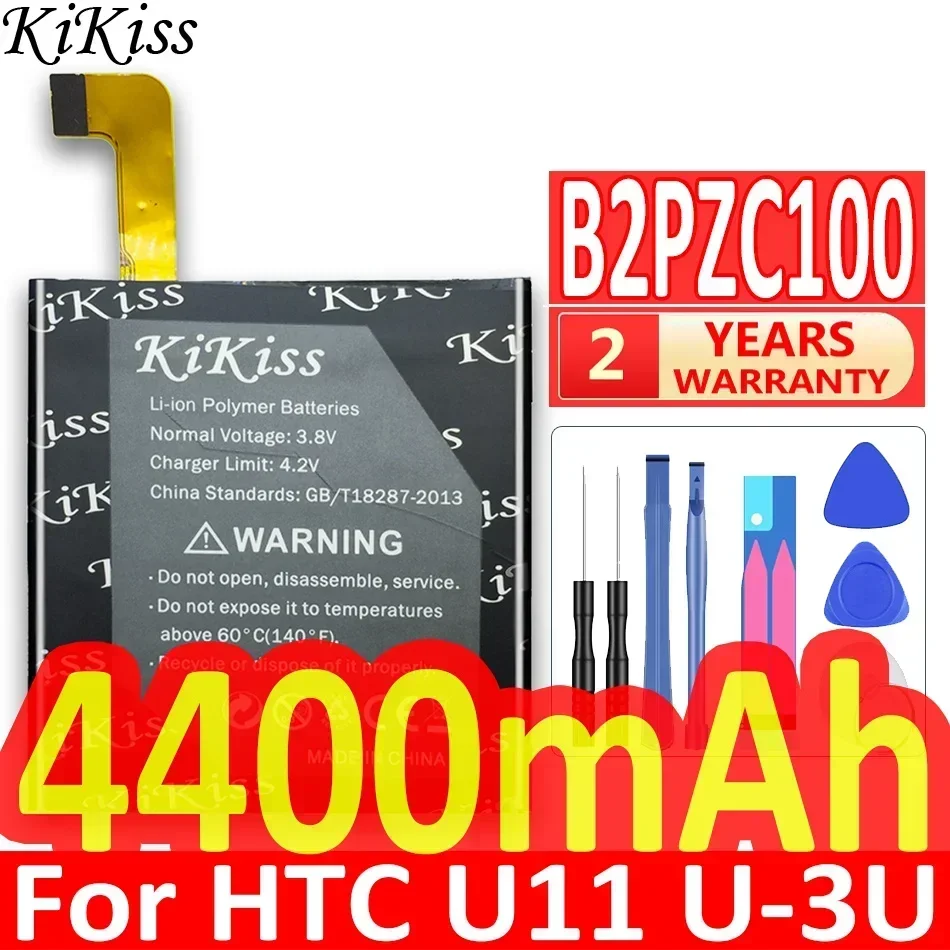 4400mAh Mobile Phone Replacement Battery for HTC U11 U-3U B2PZC100