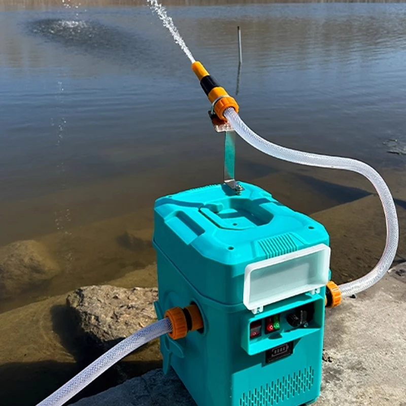 مسدس رش جديد متعدد الوظائف، مسدس رش قوي لزراعة بركة الأسماك والروبيان وسرطان البحر، بخاخ مطهر أوتوماتيكي بالكامل، قارب متأرجح للأسماك #3