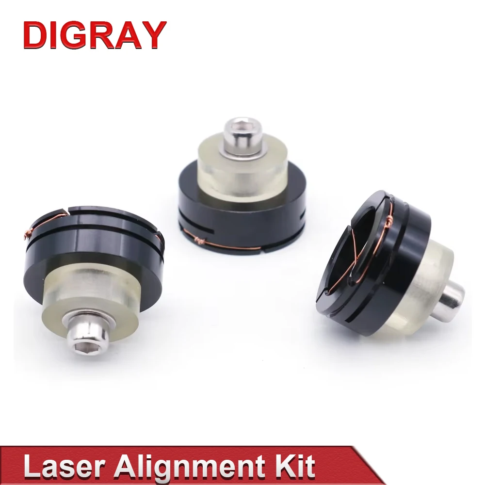 جهاز معايرة مسار الليزر DIGRAY طقم محاذاة منظم الضوء لآلة القطع بالليزر CO2 لضبط ليزر الكوليمات