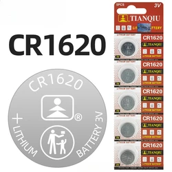 5-50pcs CR1620 3V Lithium Battery High-Capacity 70mAh LM1620 BR1620 ECR1620 KCR1620 1620 5009LC Coin Cells Watch Toys Batteries