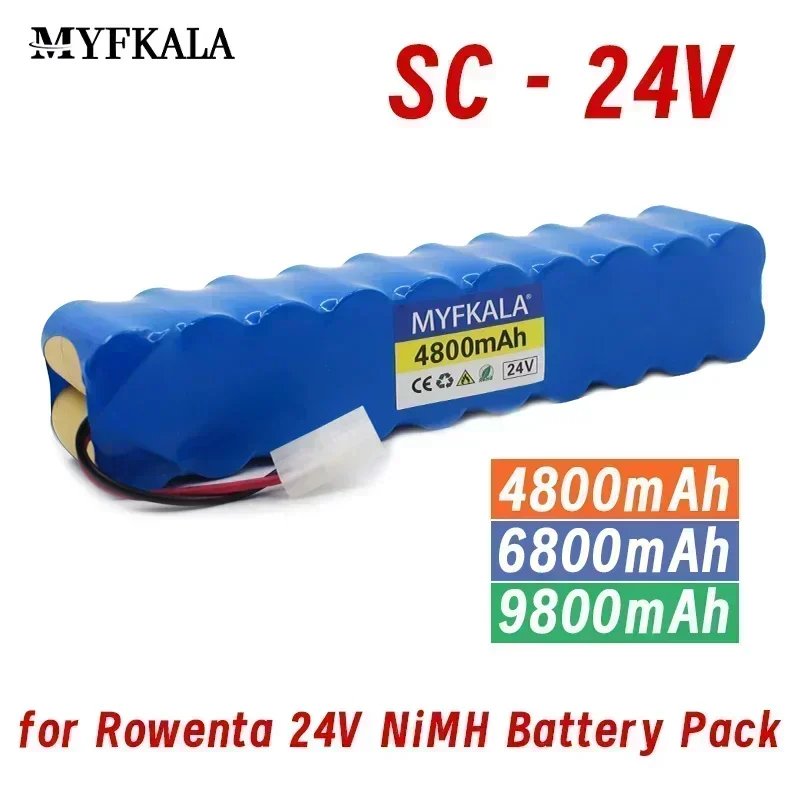 20259800mAh for Rowenta 24V NiMH Battery Pack CD Vacuum Cleaner Besen Air Force Extreme RH8770 RH8771WS RH877501 RH8779 RH877901