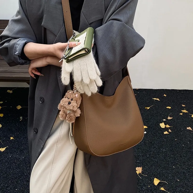 

Elegant Shoulder Bag In Leather For Women Handbag Crossbody Bag From Luxury Brand Famous Designer Ladies Classic Style