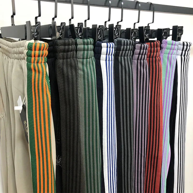 

Embroidery Velvet Loose Straight Leg Pants Side Button Casual Trousers Faionable Streetwear for Teenagers