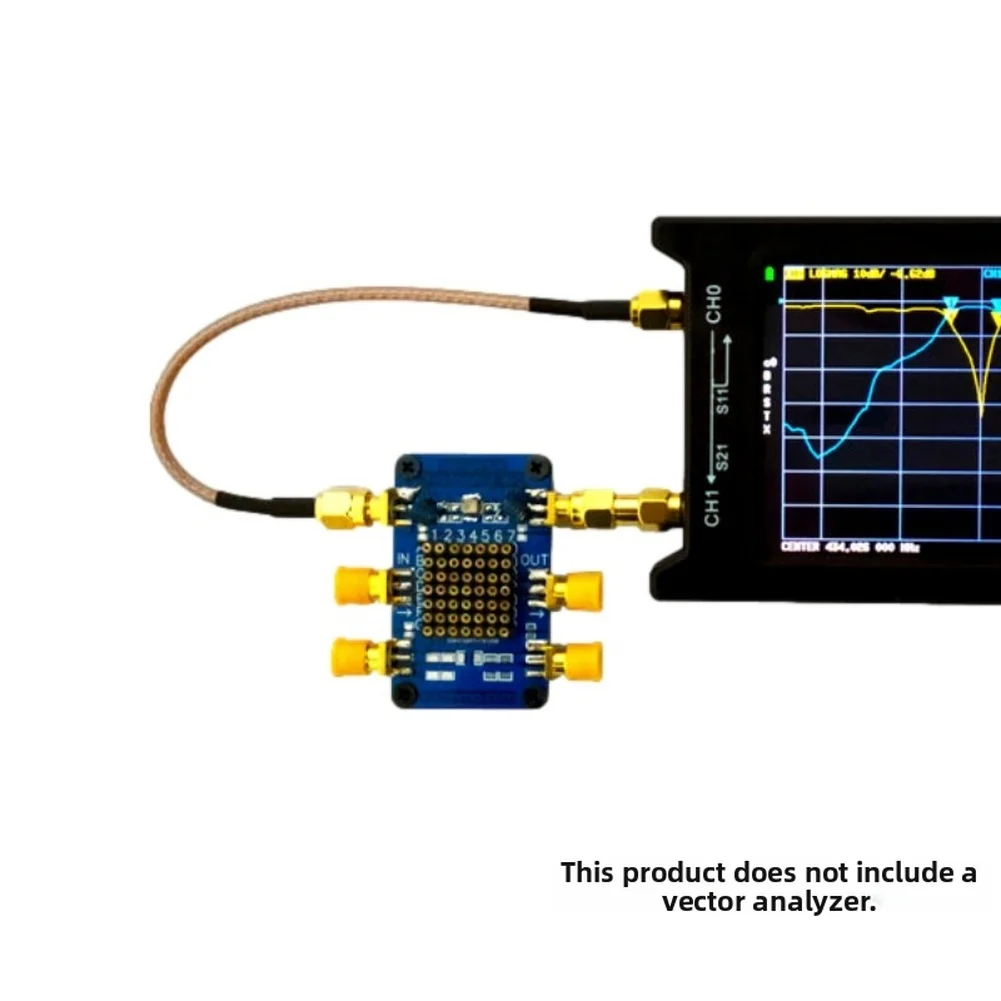 Vector Network Analyzer Demonstration Board for NANOVNA with 0805 1206 Circuits Female Connectors DIY Assembly Kit