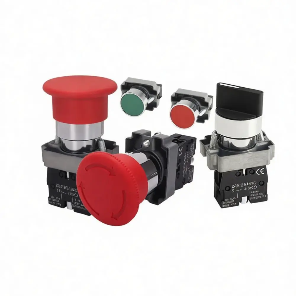 For XB2 ZB2 Control Switch Button Momentary Rotary Emergency Stop Industrial Automation Hardware Replacement Component
