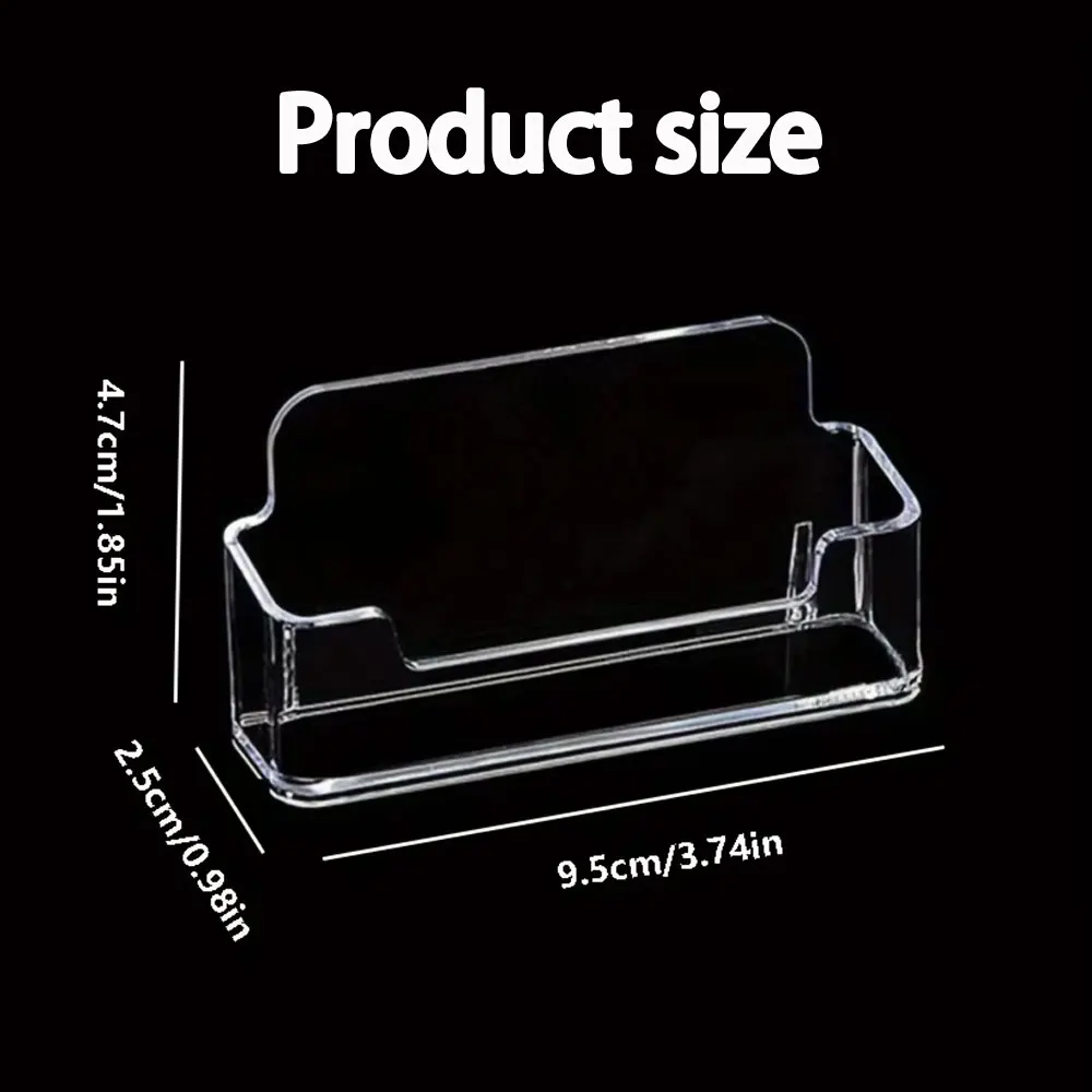 حامل بطاقات عمل شفاف متعدد الوظائف، حامل بطاقات عمل للمكتب والمعرض، 30-40 بطاقة عمل