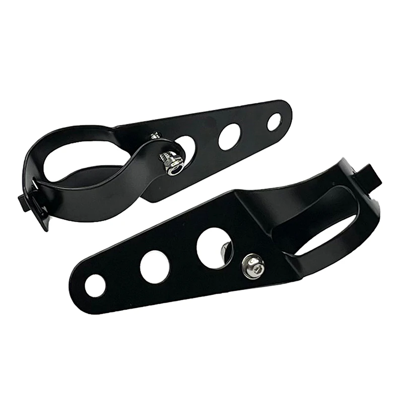 العالمي 5.75 "7" دراجة نارية العلوي جبل قوس شوكة الأذن المروحية كشافات حامل المشبك قابل للتعديل موتور شوكة جبل