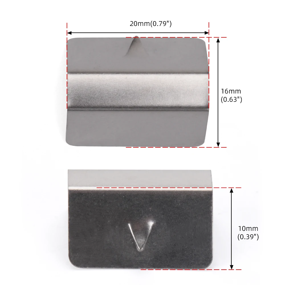 RASTP-Car Wind Rain Deflector Channel Stainless Steel Fixing Retaining Clips High Quality for HEKO G3 Clip X12 X8 X6 X4 TC087